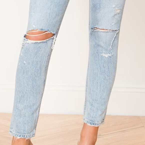 Agolde Jamie ripped jean size 26 - Picture 2 of 4